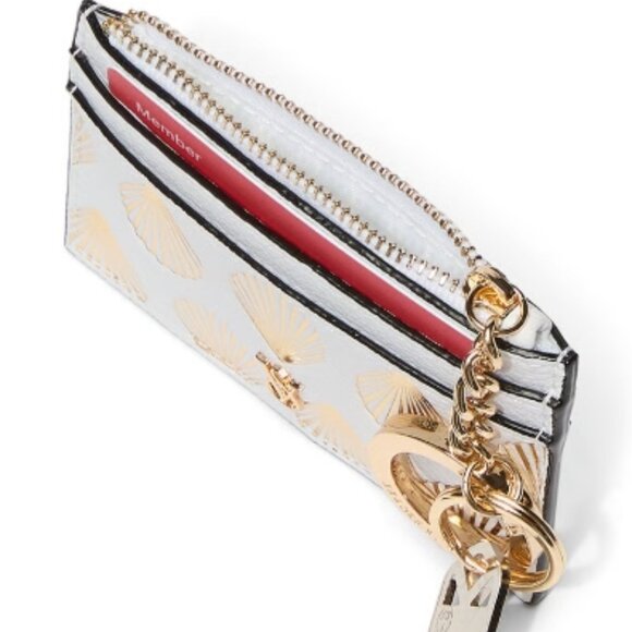 Victoria's Secret - Card Holder Keychain - Gold Shell - Picture 2 of 3